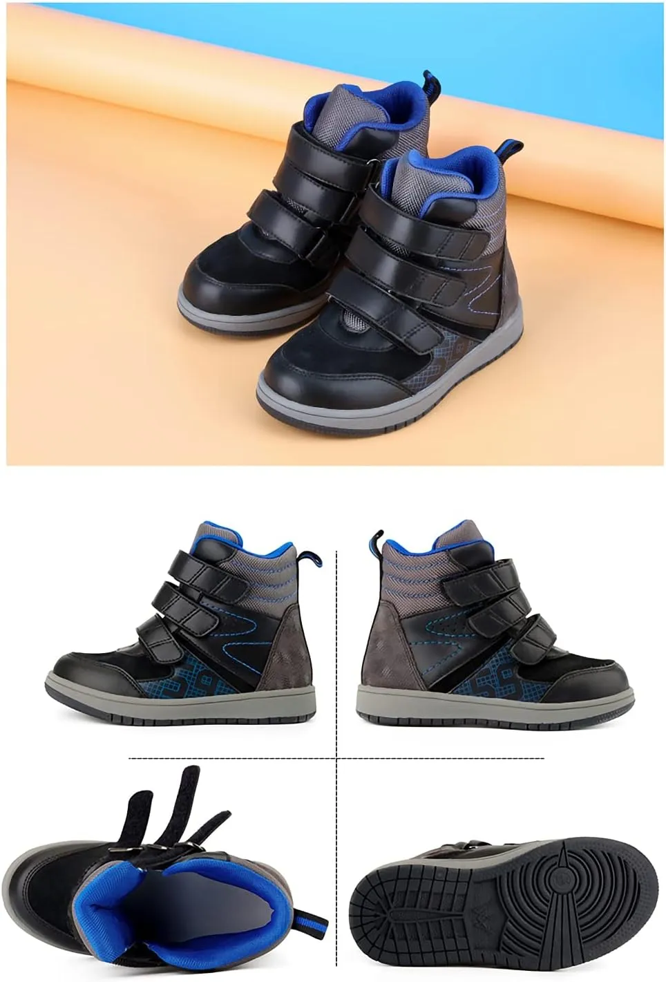 Orthopedic Sneakers for Kids and Toddlers,Corrective Shoes with Arch and Ankle Support,Prevent Boys and Girls' Tiptoe Walking