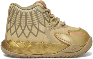 Puma Infant Boys Mb.01 Golden Child Slip On Sneakers Shoes - Gold - Size 9 M, 39571701