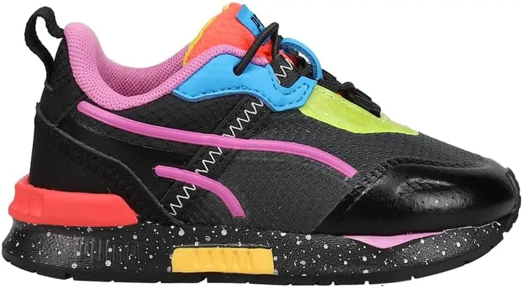 Puma - Infants Mirage Tech Lava Ac Shoes, Size: 8 M US Toddler, Color: Puma Black/Puma Black/Spectra Yellow