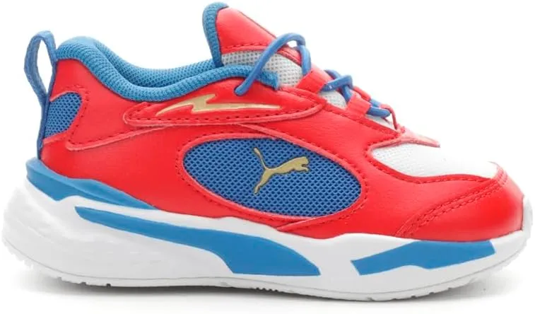 Puma - Infants Rs-Fast RWB Ac Shoes, Size: 4 M US Toddler, Color: Puma White/High Risk Red/Strong Blue