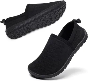 Racqua Toddler Water Shoes Baby Kids Beach Shoes Aqua Swimming Pool Sea Slip-On Quick Dry Lightweight Shoes Infants Boys Black 18-24 Months