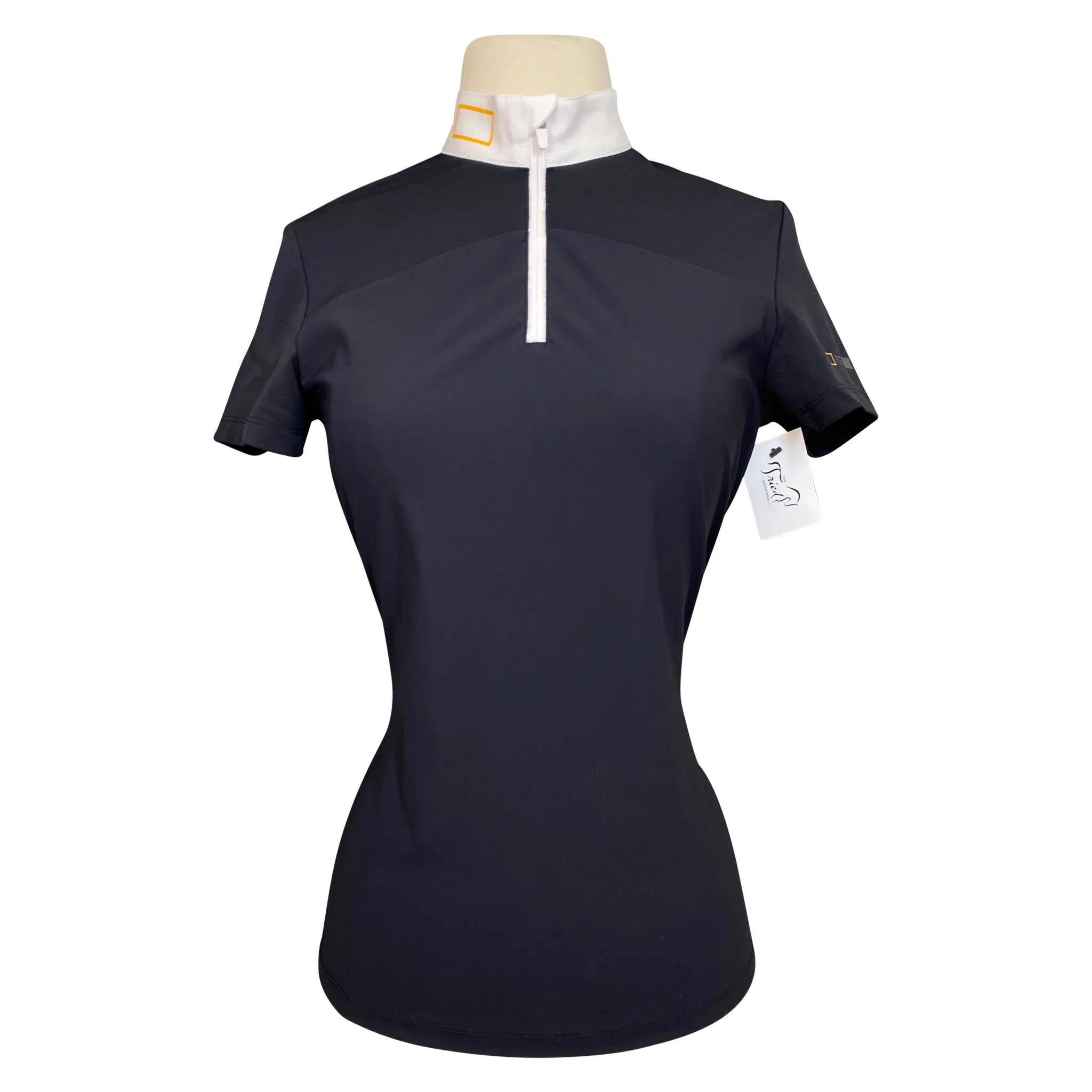 Rider's Gene Competition Polo in Navy / White - Women's Small