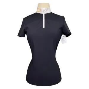 Rider's Gene Competition Polo in Navy / White - Women's Small