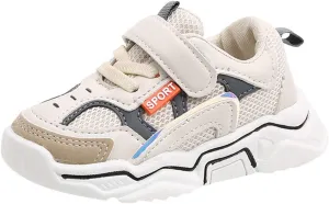 Running Shoes for Boys Toddler Infant Kids Baby Boys Girls Mesh Breathable Sport Running Shoes (White, 18-24 Months)