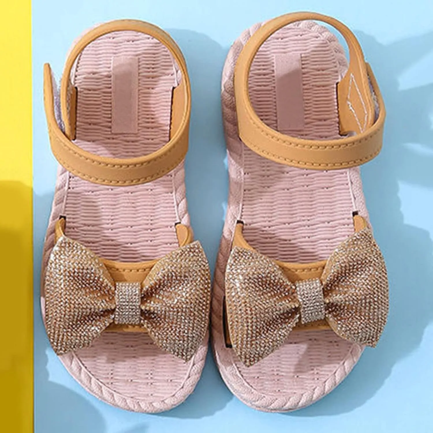 Sandals For Toddler Girls Toddler Kids Infant Girls Soild Bowknot Princress Shoes Soft Sole Non Slip First Kids
