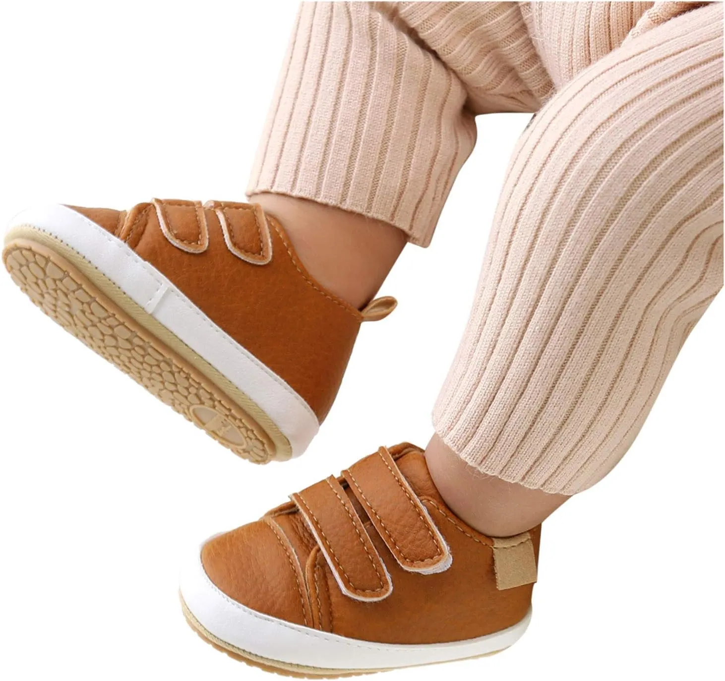 sfdgfhyf 0 to 18 Months Children Sport Shoes Leather Sneaker Shoes Boys Sole Baby -Slip Girls Soft Infant Rubber Baby
