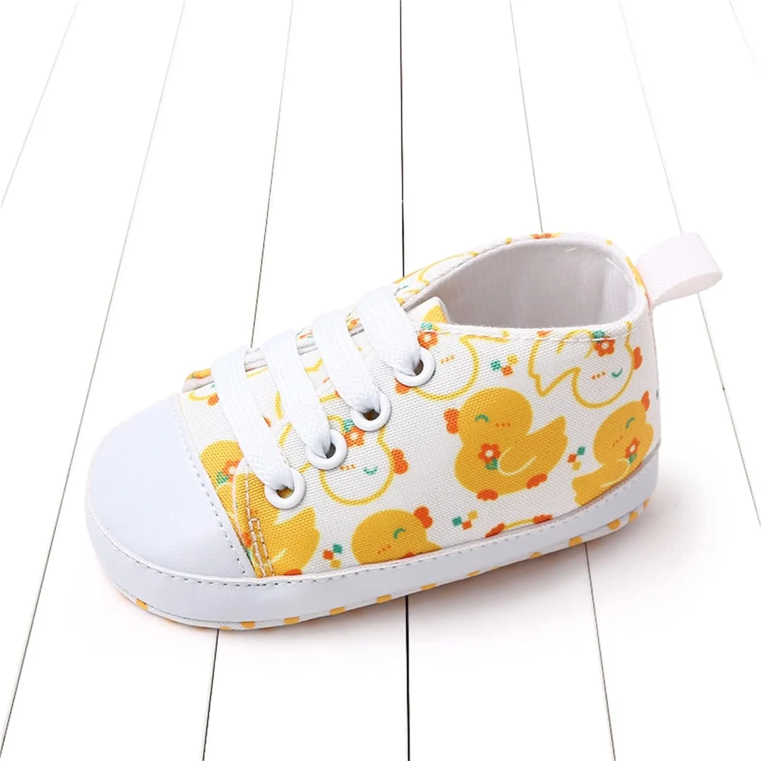 sfdgfhyf Summer Children Round Toe Shoes Infant Toddler Shoes Boys And Girls Sports Canvas Cute Cartoon Pattern Lace Up