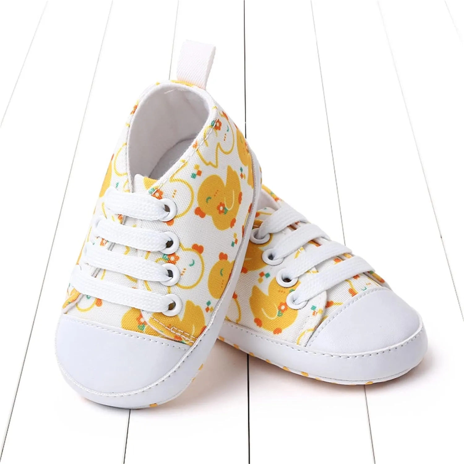 sfdgfhyf Summer Children Round Toe Shoes Infant Toddler Shoes Boys And Girls Sports Canvas Cute Cartoon Pattern Lace Up