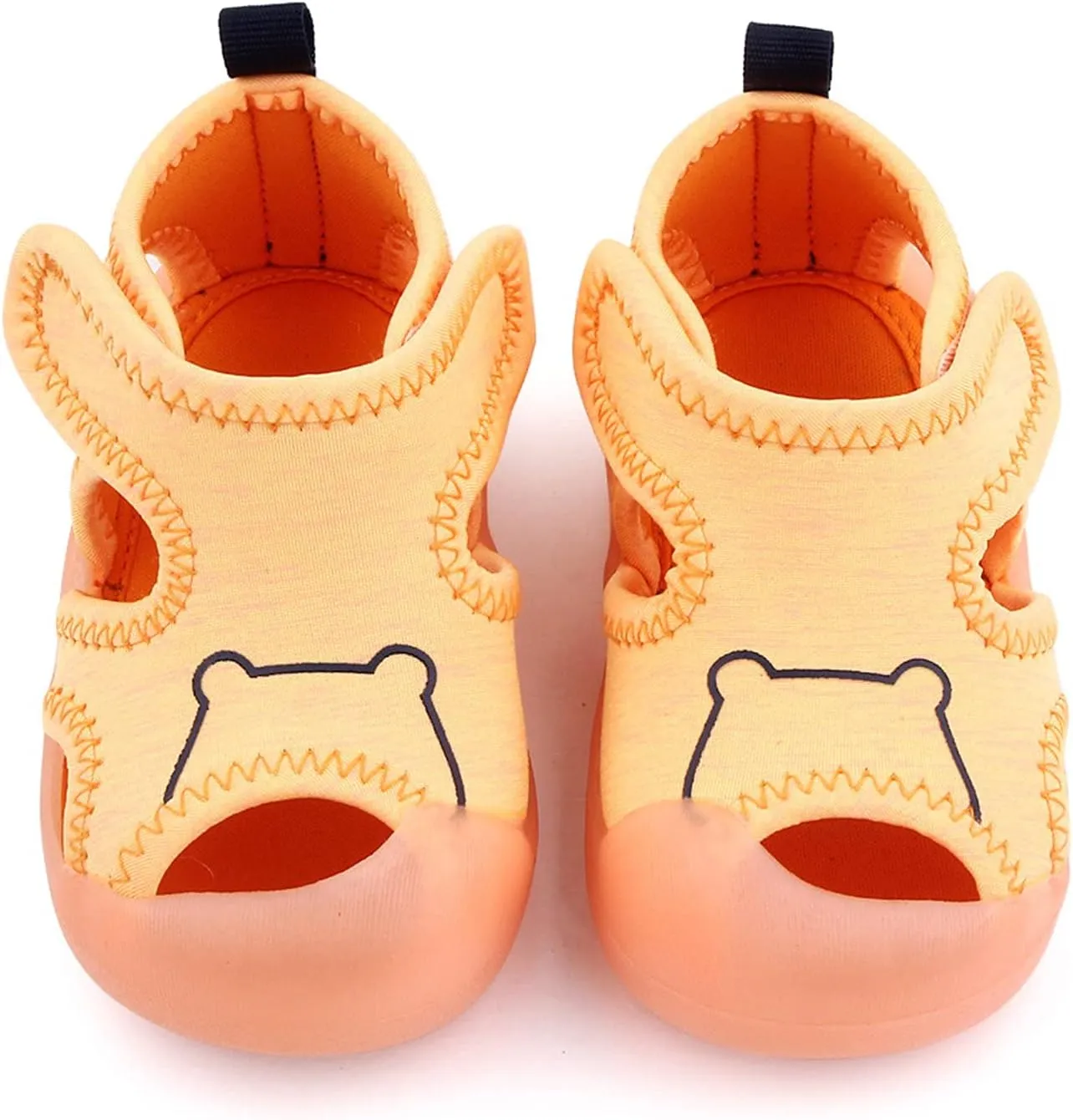 Shoes Boy Kids Bear Soft Sole Rubber Sandals Sneaker Flat Walking Non-Slip Girls Baby Shoes Girls Gold Sandal
