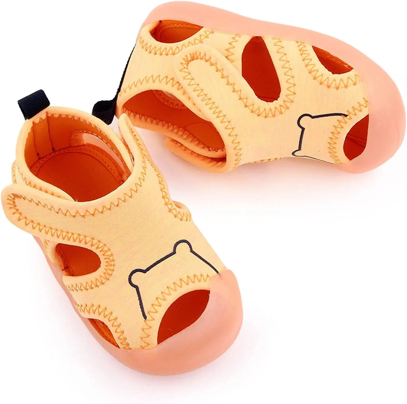 Shoes Boy Kids Bear Soft Sole Rubber Sandals Sneaker Flat Walking Non-Slip Girls Baby Shoes Girls Gold Sandal