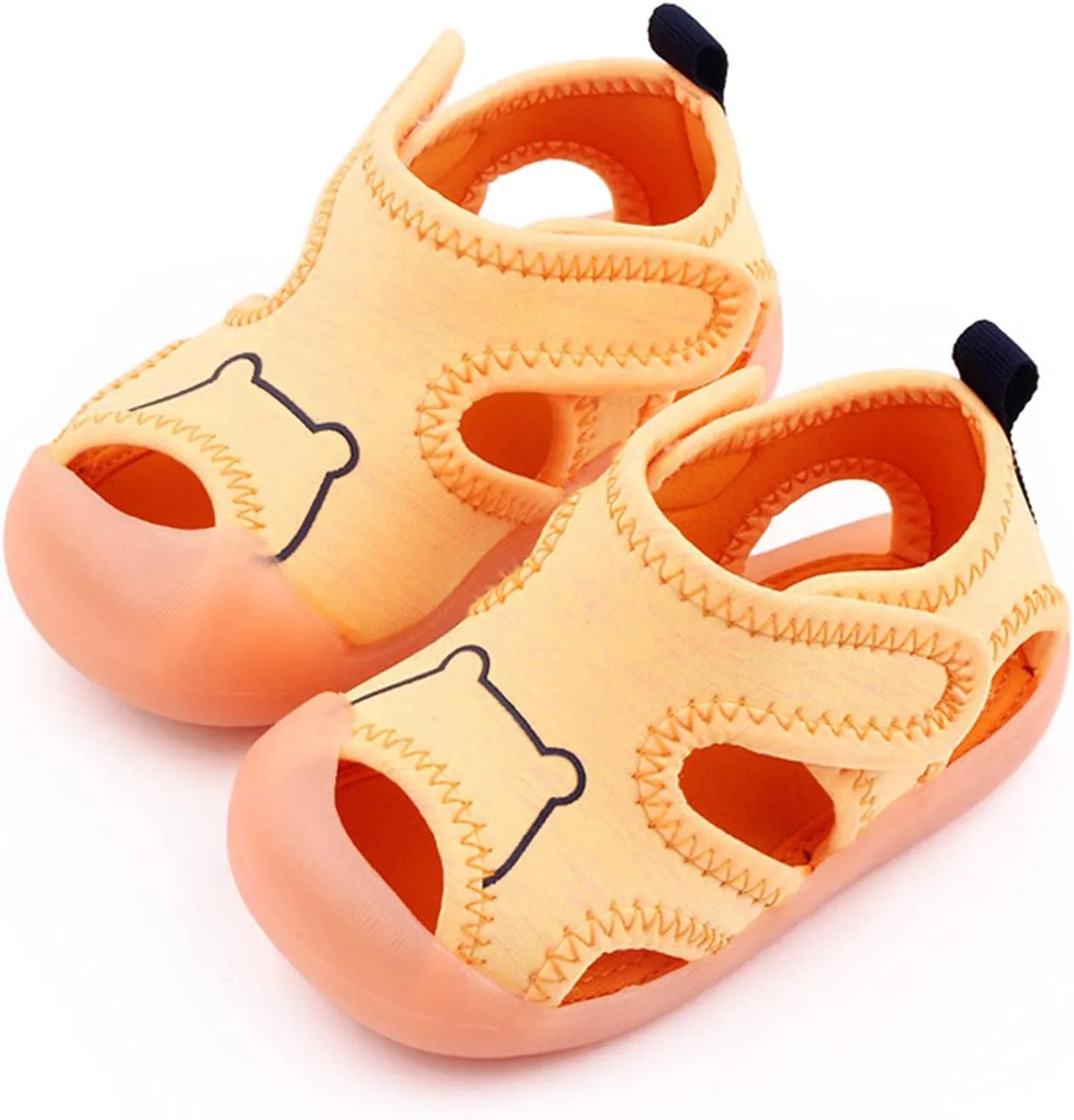 Shoes Boy Kids Bear Soft Sole Rubber Sandals Sneaker Flat Walking Non-Slip Girls Baby Shoes Girls Gold Sandal