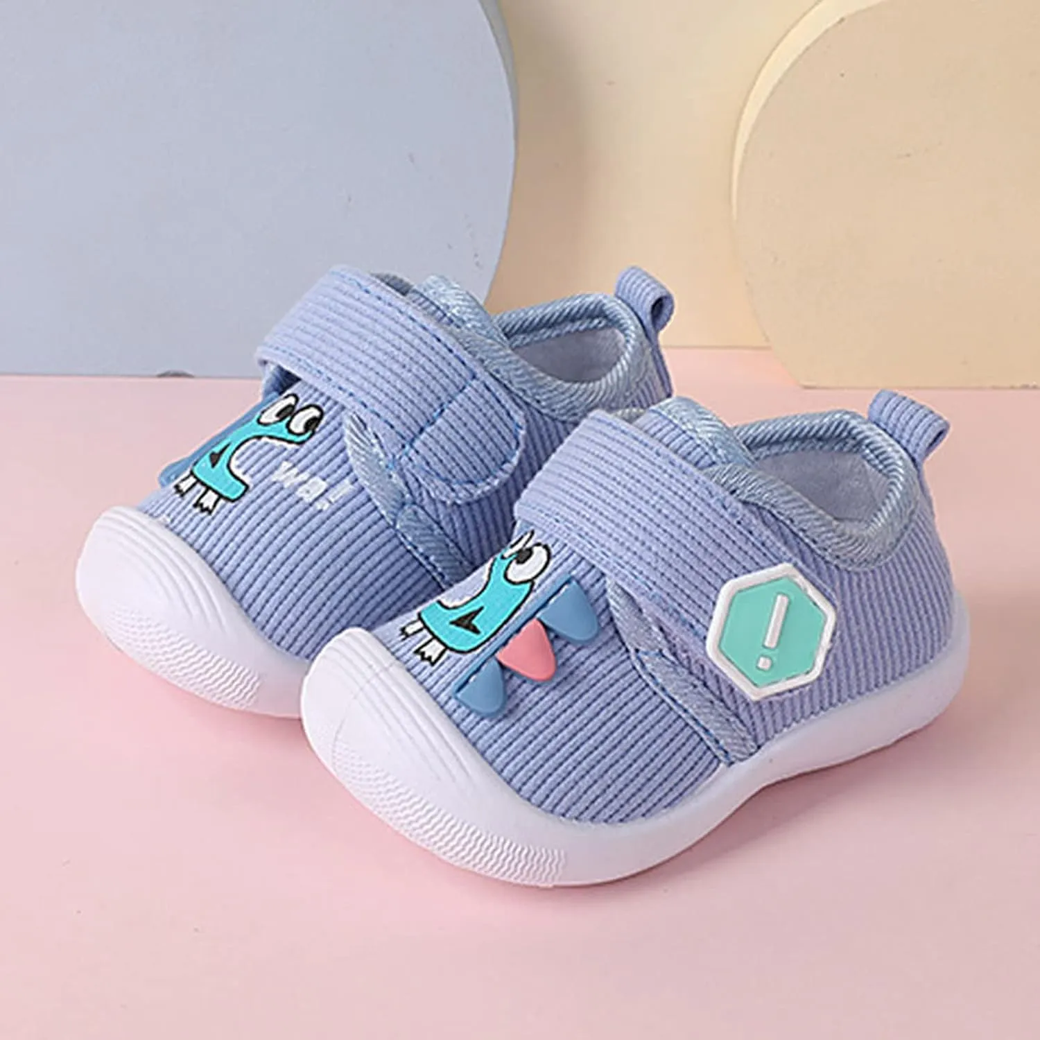 Shoes for Boys Baby Infant Girl Non-Skid Walking Shoes Cartoon Lightweight Elastic Memory Sole Outdoor Sneakers