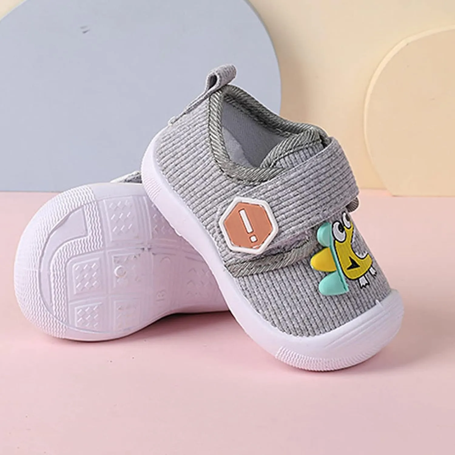 Shoes for Boys Baby Infant Girl Non-Skid Walking Shoes Cartoon Lightweight Elastic Memory Sole Outdoor Sneakers