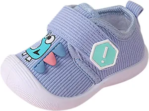 Shoes for Boys Baby Infant Girl Non-Skid Walking Shoes Cartoon Lightweight Elastic Memory Sole Outdoor Sneakers