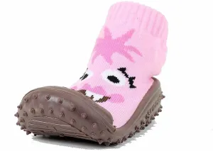 Skidders Infant Toddler Girl's Bright Eyed Monster Pink Shoes Sz: 8 (24 Months)