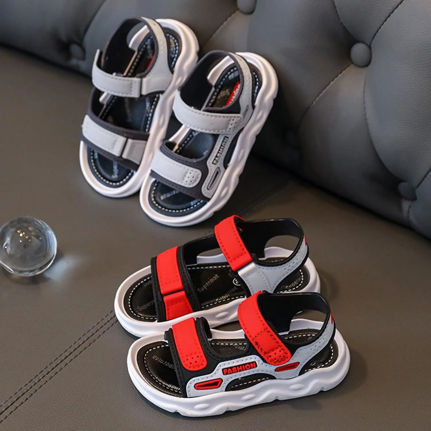 Slides Kids Shoes Boy Fashion Comfortable Beach Sandals With Soft Soles In Summer Shoes Slip on