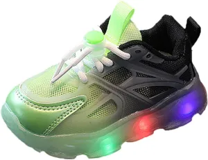 Sneakers for Boys Toddler Boys Girls Light Up Shoes Infant LED Lightweight Mesh Walking Shoes Children Fashion Kids