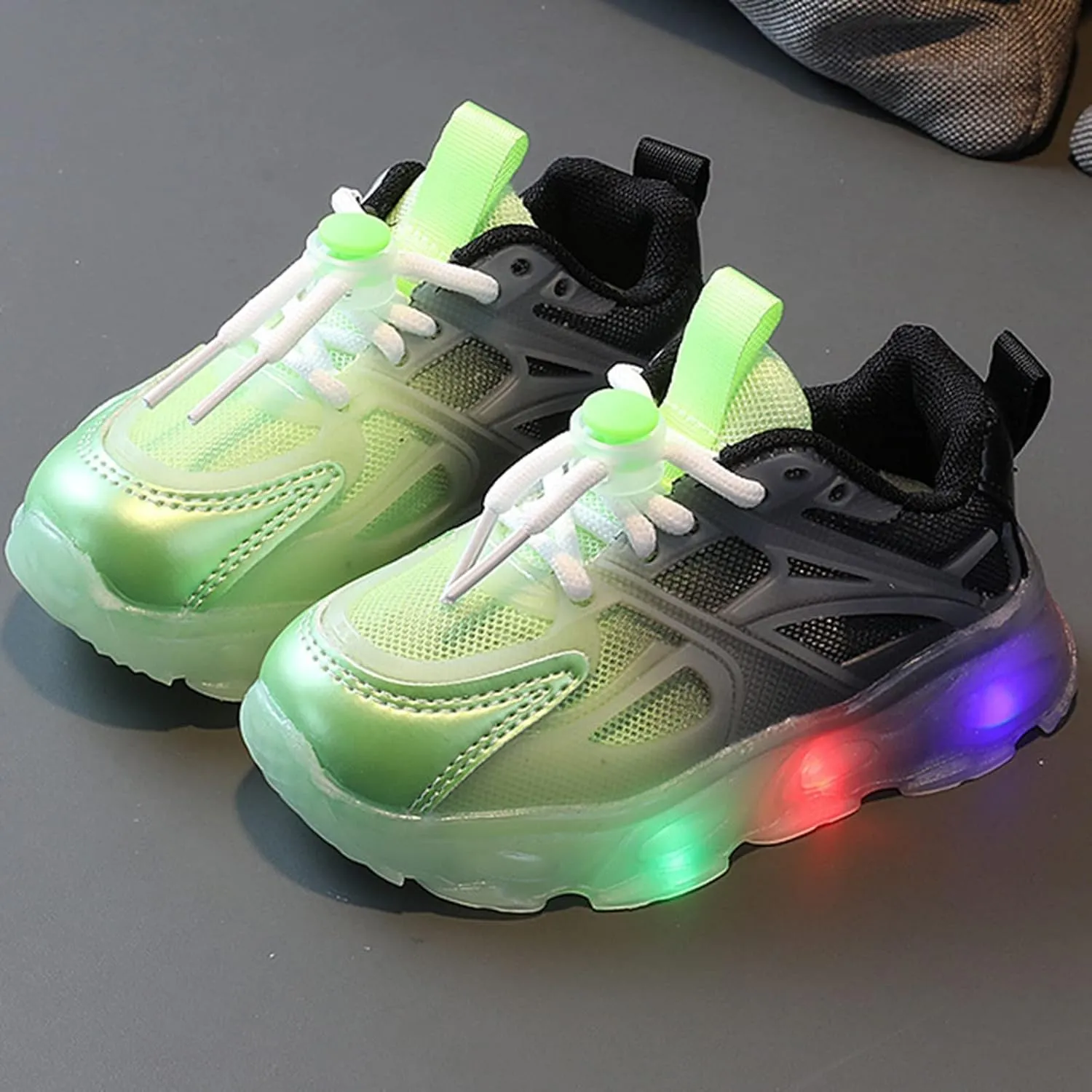 Sneakers for Boys Toddler Boys Girls Light Up Shoes Infant LED Lightweight Mesh Walking Shoes Children Fashion Kids