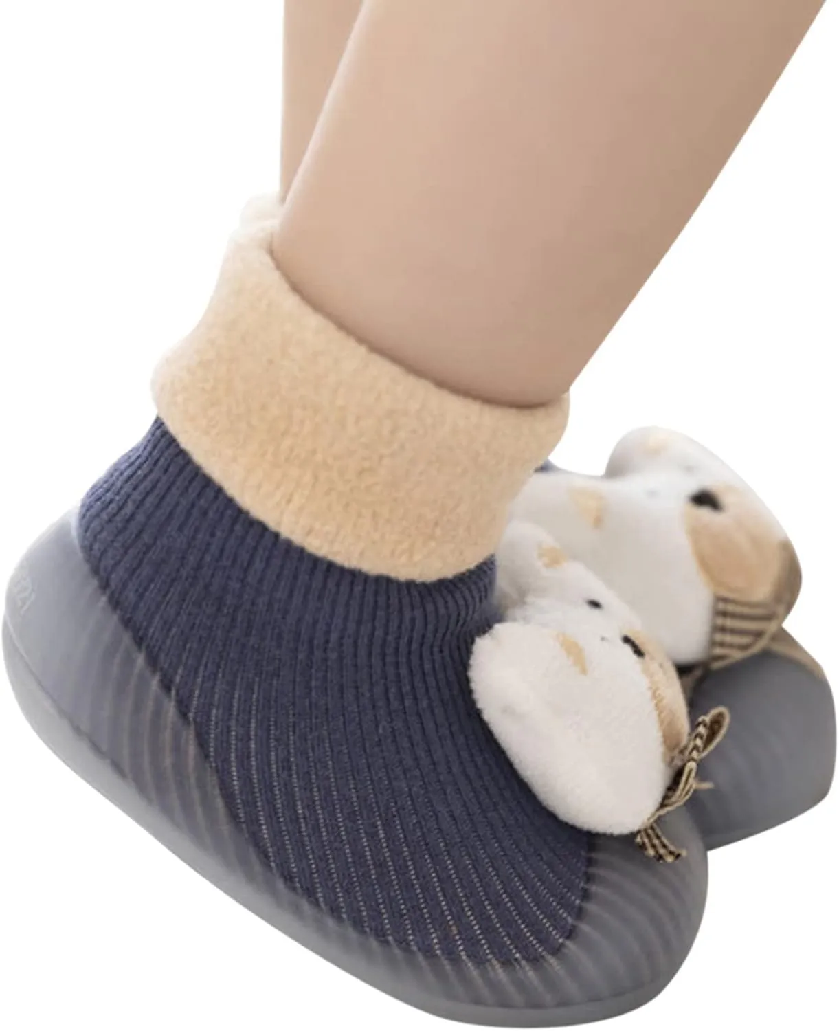 Sock Shoes Toddler Infant Cartoon Floor Slipper Soft Rubber Sole Breathable Indoor House Boys Girls Toddler Shoes