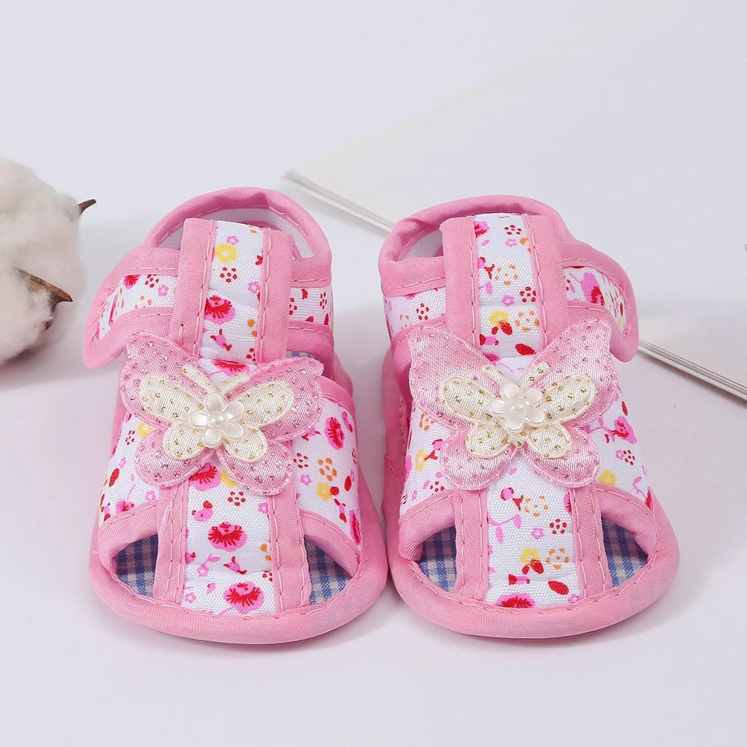 Soft Sole Toddler Shoes for Newborn Baby Learning To Walk Cute Non-slip Sole Sandals for Girls Boys