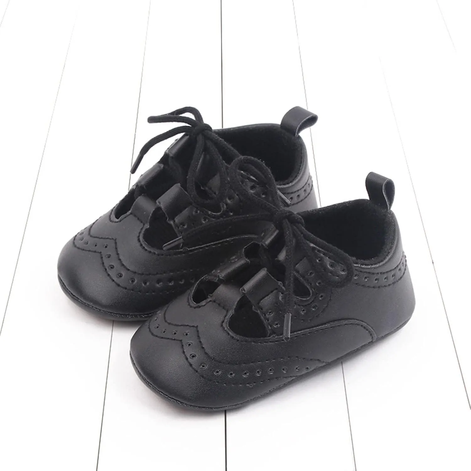 Spring and Summer Children Baby Infant Shoes Boys and Girls Casual Shoes Flat Bottom Light Hollow Breathable Comfortable Solid Color Lace Up Slip on Shoes Size 4