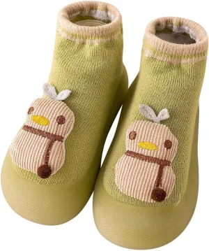Spring and Summer Children Infant Infant Shoes Boys and Girls Socks Shoes Light and Breathable Solid Color Cartoon Animal Shape Boys Shoes Size 9