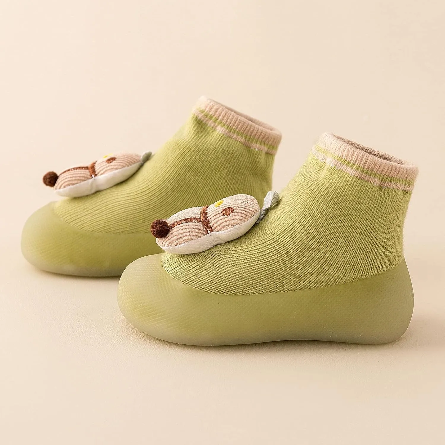 Spring and Summer Children Infant Infant Shoes Boys and Girls Socks Shoes Light and Breathable Solid Color Cartoon Animal Shape Boys Shoes Size 9