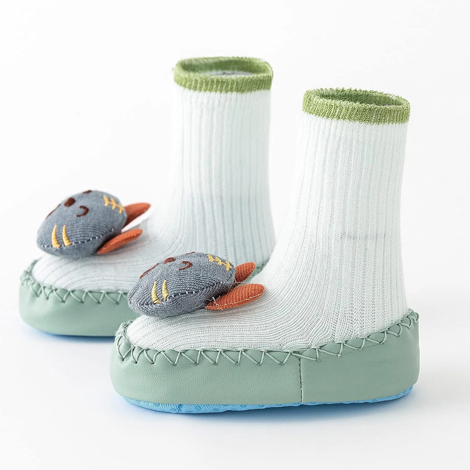 Spring and Summer Children Infant Shoes Soft Soles Non Slip High Top Breathable Comfortable Cute Slip on Shoes Size 4