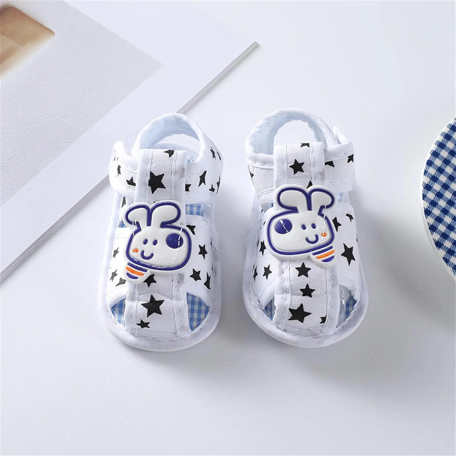 Spring and Summer Children Infant Toddler Shoes Girl Sandals Flat Bottom Breathable Soft Light Comfortable Cute Cartoon Dog Infant Sandles