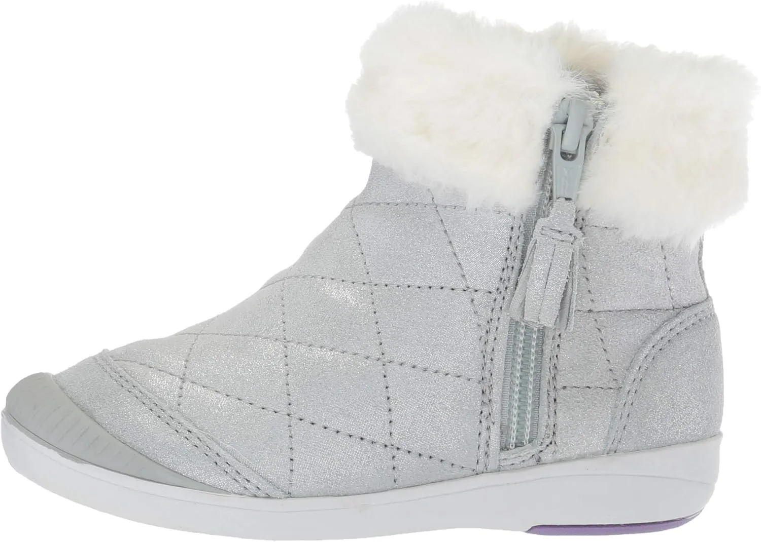 Stride Rite Girl's Chloe Sparkle Suede Bootie Fashion Boot