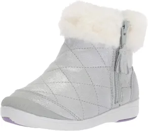 Stride Rite Girl's Chloe Sparkle Suede Bootie Fashion Boot