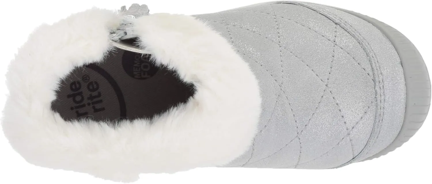 Stride Rite Girl's Chloe Sparkle Suede Bootie Fashion Boot