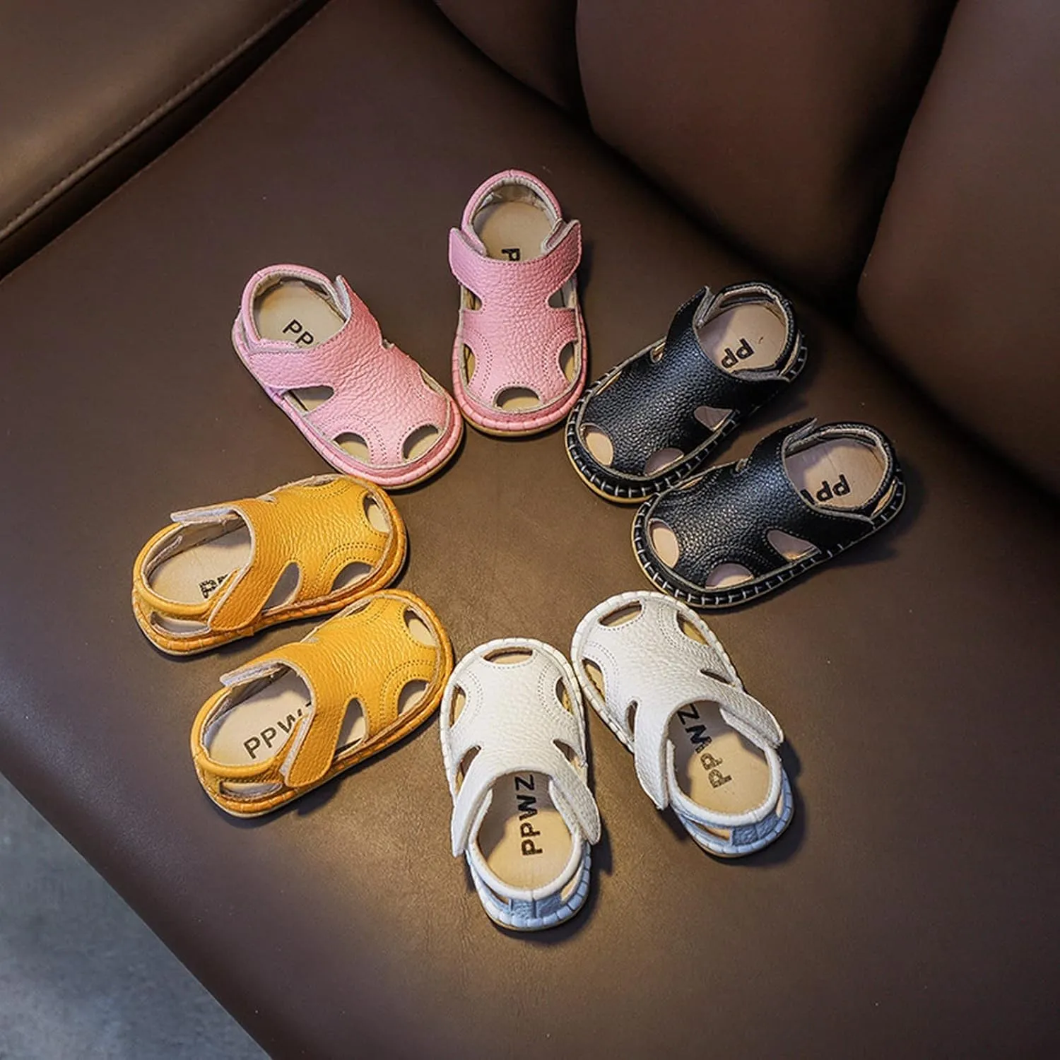Summer Baby Sandals 0 3 Years Old Boy Toddler Shoes Soft Sole Baby Girl Leather Breathable Beach Toddler Rain Boots