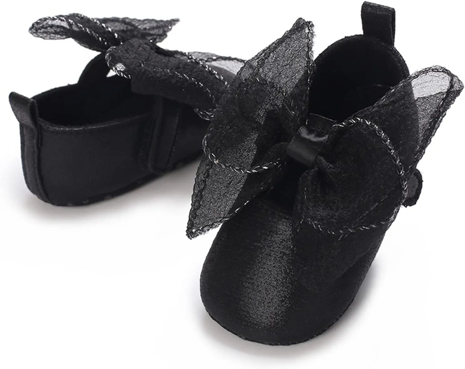Summer Children Infant Infant Shoes Girls Sports Flat Bottom Round Toe Ribbon Bow Hook Loop Baby Shoes Size 4 Girls
