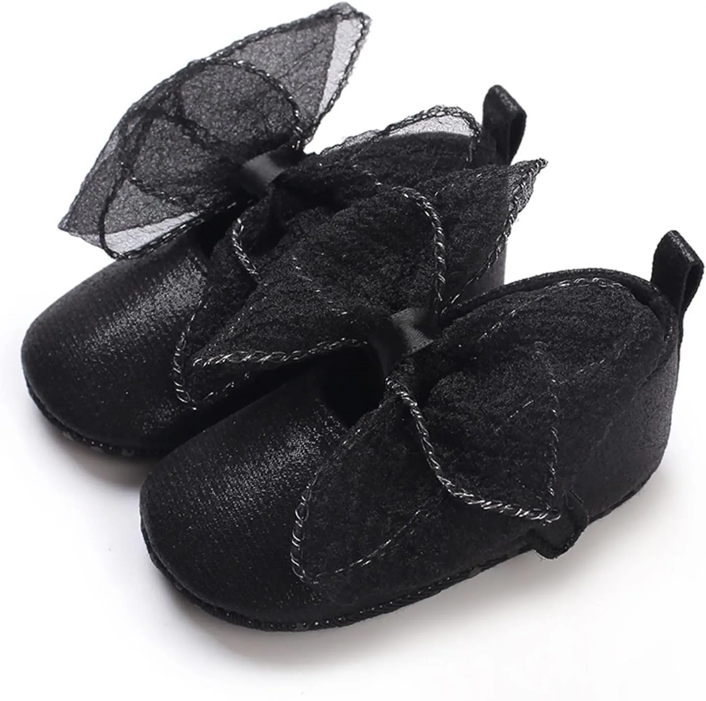 Summer Children Infant Infant Shoes Girls Sports Flat Bottom Round Toe Ribbon Bow Hook Loop Baby Shoes Size 4 Girls
