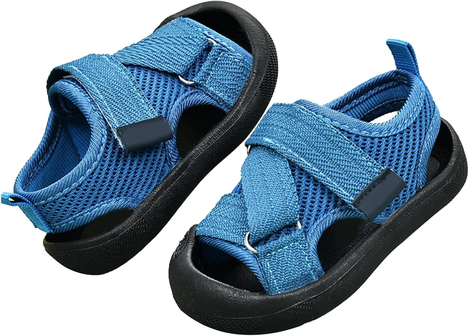 Terrain Double Strap Sandals For Baby Girls Boys Rubber Sole Amphibian Shoes For Beach Pool Hiking Walking & Sports