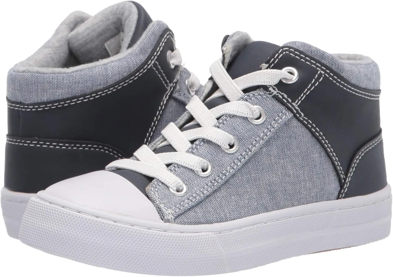 The Children's Place Baby-Boy's Denim Lace Up Sneakers