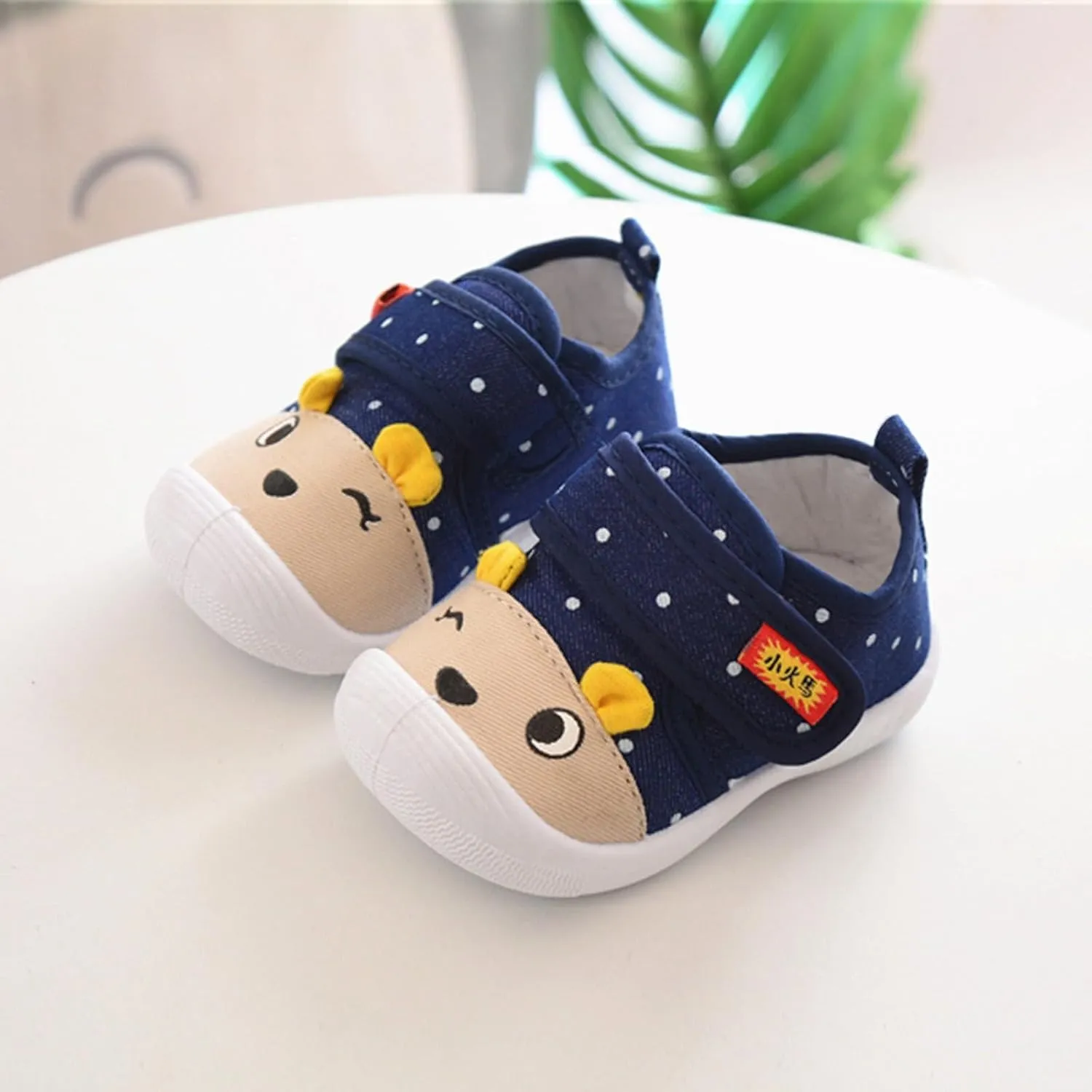 Toddler artoon Animal Sneaker Shoes Baby Boys Kids Soft Sole Non Slip Sport Shoes Infant First Walking Flat Shoes