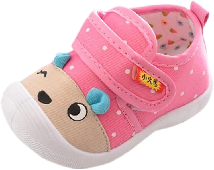 Toddler artoon Animal Sneaker Shoes Baby Boys Kids Soft Sole Non Slip Sport Shoes Infant First Walking Flat Shoes