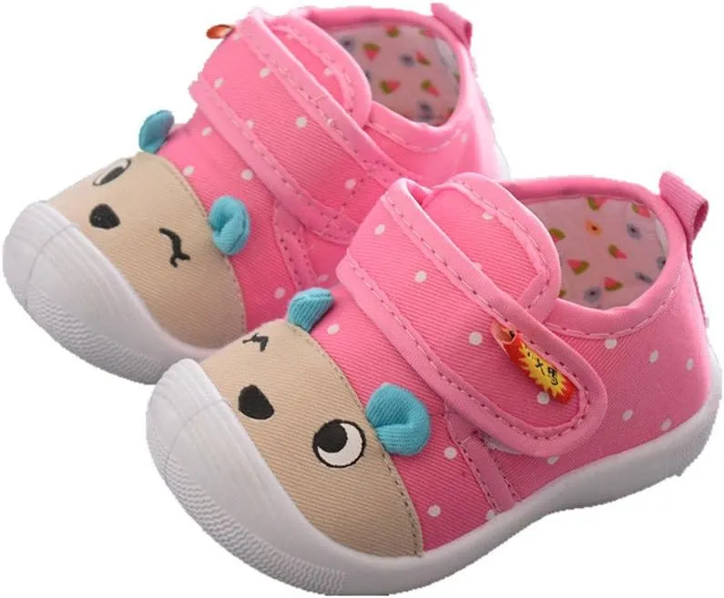 Toddler artoon Animal Sneaker Shoes Baby Boys Kids Soft Sole Non Slip Sport Shoes Infant First Walking Flat Shoes