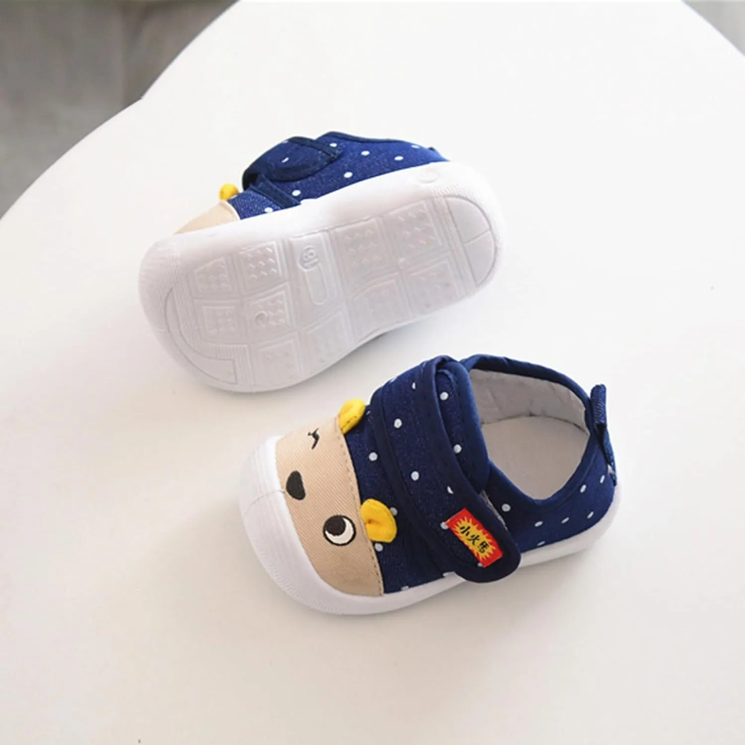Toddler artoon Animal Sneaker Shoes Baby Boys Kids Soft Sole Non Slip Sport Shoes Infant First Walking Flat Shoes