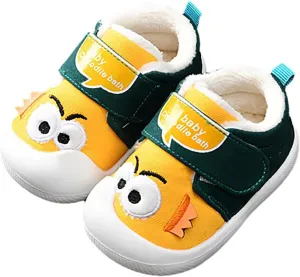 Toddler Baby Boy Girl Sneakers Fall and Winter Soft Sole Non Slip Padded Cotton Shoes High Neck Shoes for Boys
