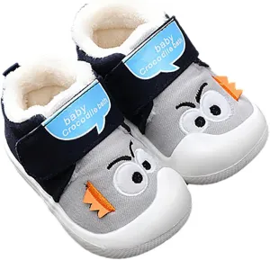 Toddler Baby Boy Girl Sneakers Fall and Winter Soft Sole Non Slip Padded Cotton Shoes Lightweight Shoes 4c Boy