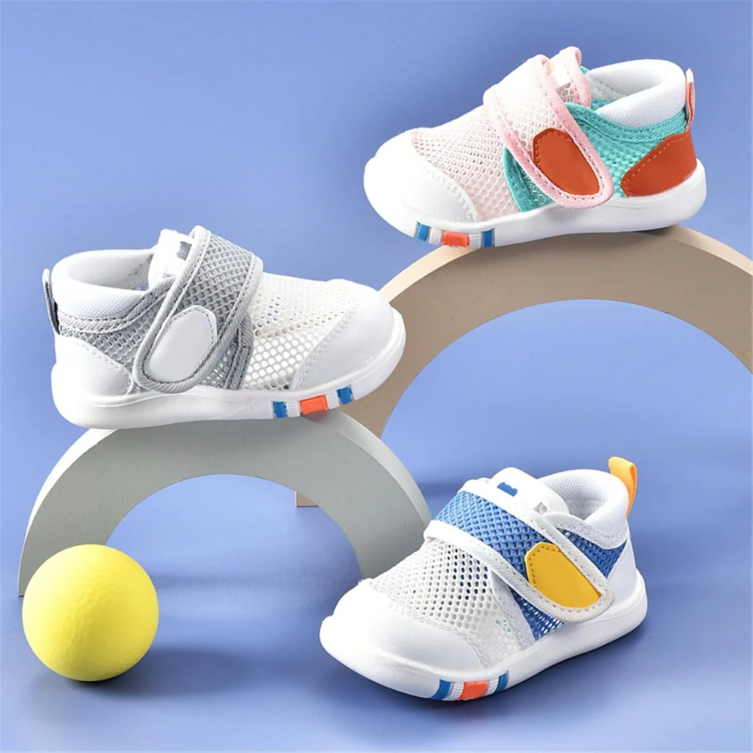 Toddler Baby Hollow Sneakers Soft Sole Anti-Slip Newborn First Walking Shoes Infant Breathable Athletic Water Shoes