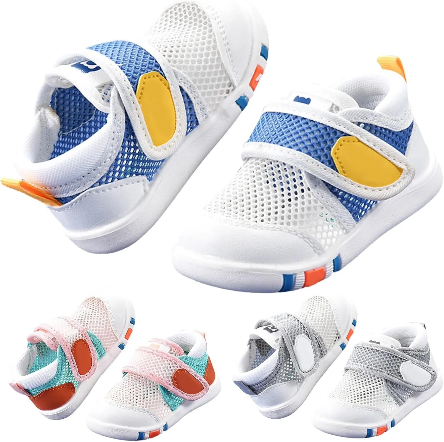 Toddler Baby Hollow Sneakers Soft Sole Anti-Slip Newborn First Walking Shoes Infant Breathable Athletic Water Shoes