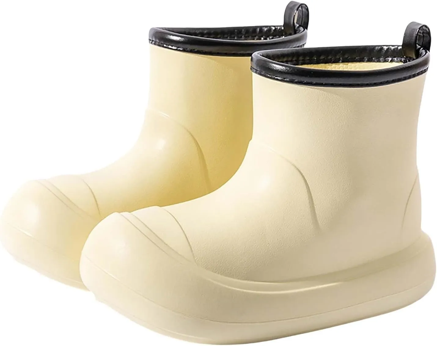 Toddler Baby Rain Boots Easy-on Soft Sole Anti Slip Lightweight Water-proof Garden Shoes Outer Wear Size 6 Toddler Boots
