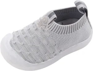Toddler Baby Sneakers Girls Leisure Shoes Mesh Shoes Breathable Soft Sole Sport Shoes Socks Shoes Boy Solid Tied Shoes