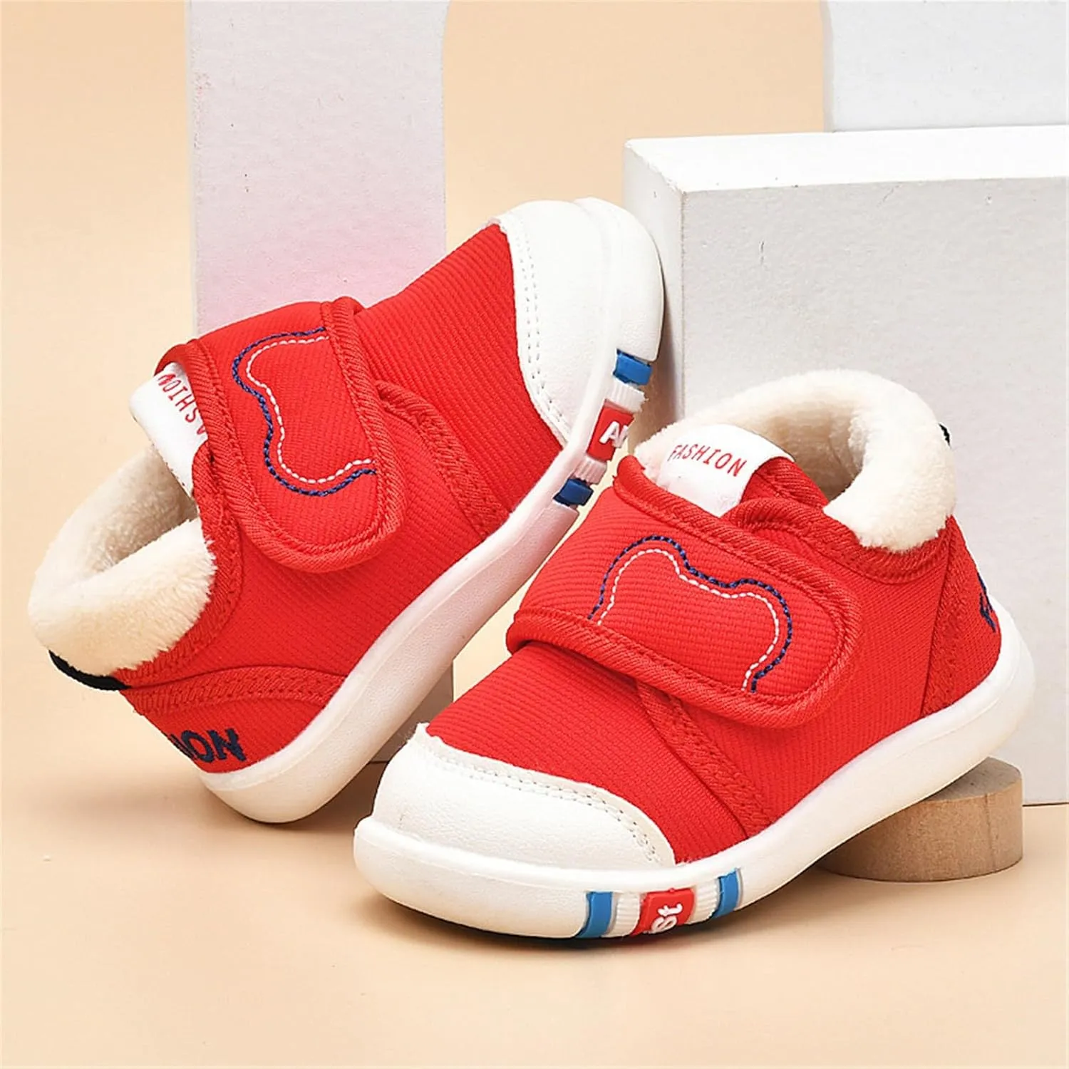 Toddler Boy Girl Shoes Shoes Fall and Winter Soft Bottom Non Slip Cotton Shoes Lightweight Sneakers Toddler Kid