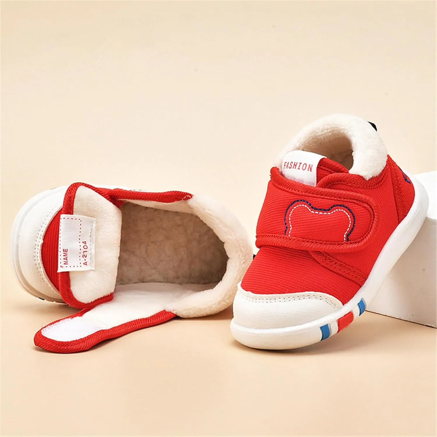 Toddler Boy Girl Shoes Shoes Fall and Winter Soft Bottom Non Slip Cotton Shoes Lightweight Sneakers Toddler Kid