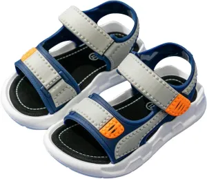 Toddler Boys Adjustable Strap Lightweight Sandals Non Slip Open Toe Breathable Quick-Drying Water Sandals for Kid